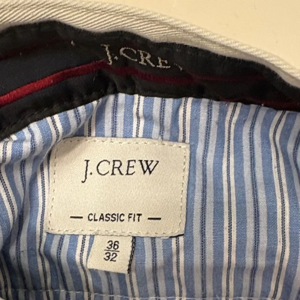 J. Crew Men's Khaki Chinos Size 36